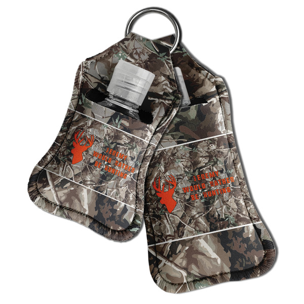 Hunting Camo Sanitizer Holder Keychain - Both in Case (PARENT)