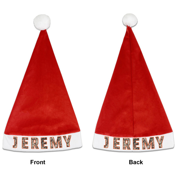 Custom Hunting Camo Santa Hat - Front & Back (Personalized)