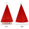 Hunting Camo Santa Hats - Front and Back (Single Print) APPROVAL