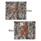Hunting Camo Security Blanket - Front & Back View
