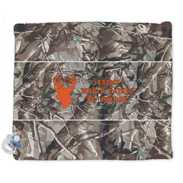 Custom Hunting Camo Security Blankets - Double Sided (Personalized)