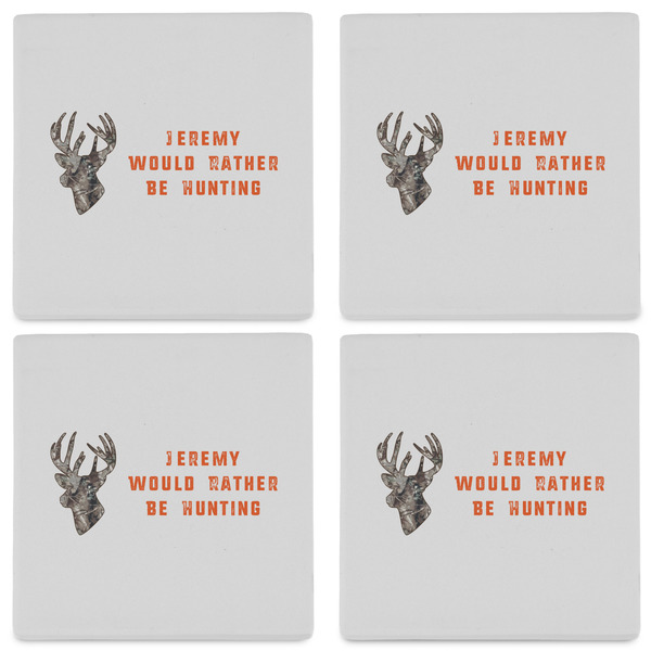 Hunting Camo Set of 4 Sandstone Coasters - See All 4 View
