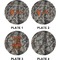 Hunting Camo Set of Appetizer / Dessert Plates (Approval)