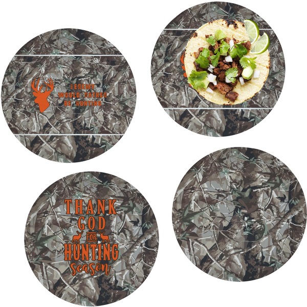 Hunting Camo Set of Lunch / Dinner Plates