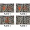 Hunting Camo Set of Rectangular Dinner Plates (Approval)