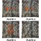 Hunting Camo Set of Square Dinner Plates (Approval)