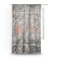 Hunting Camo Sheer Curtain With Window and Rod