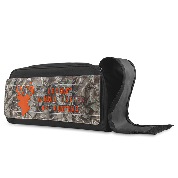 Hunting Camo Shoe Bags - ANGLE (Open)