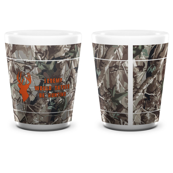 Hunting Camo Shot Glass - White - APPROVAL