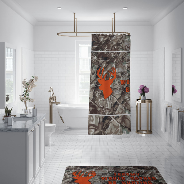 Hunting Camo Shower Curtain - Custom Size