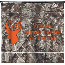 Hunting Camo Shower Curtain - Custom Size (Personalized)