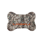 Hunting Camo Bone Shaped Dog Food Mat (Small) (Personalized)