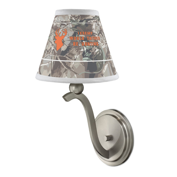 Hunting Camo Small Chandelier Lamp - LIFESTYLE (on wall lamp)