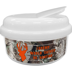 Hunting Camo Snack Container (Personalized)