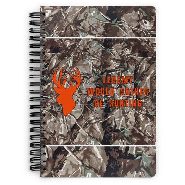 Custom Hunting Camo Spiral Notebook (Personalized)