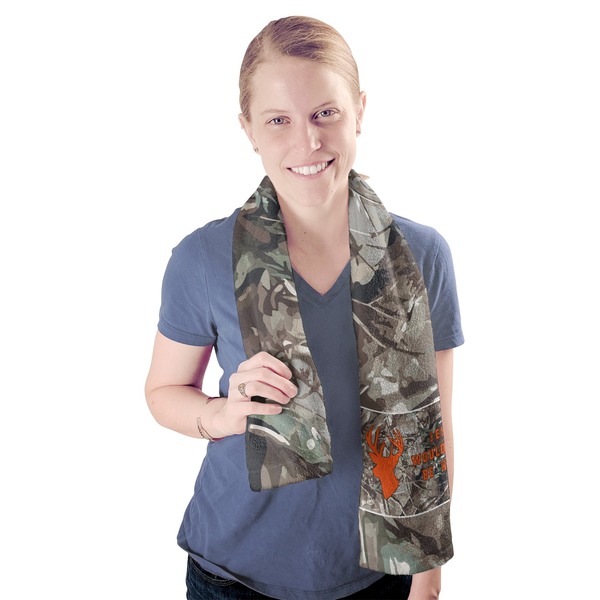 Hunting Camo Sport Towel - Exercise use - Model