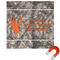 Hunting Camo Square Car Magnet - 6" (Personalized)
