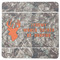 Hunting Camo Square Rubber Backed Coaster (Personalized)
