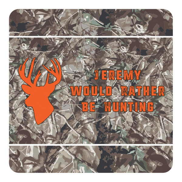 Custom Hunting Camo Square Decal (Personalized)