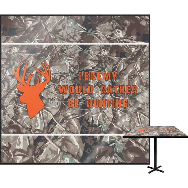 Custom Hunting Camo Square Table Top - 24" (Personalized)