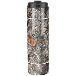 Hunting Camo Stainless Steel Skinny Tumbler - 20 oz (Personalized)