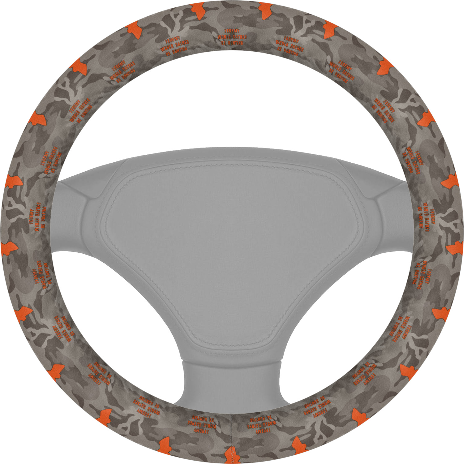 Custom Hunting Camo Steering Wheel Cover (Personalized) YouCustomizeIt