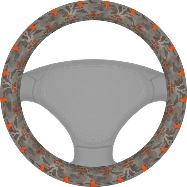 Custom Hunting Camo Steering Wheel Cover (Personalized)