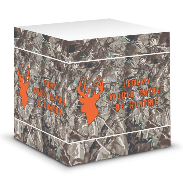 Custom Hunting Camo Sticky Note Cube (Personalized)