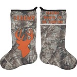 Hunting Camo Holiday Stocking - Double-Sided - Neoprene (Personalized)