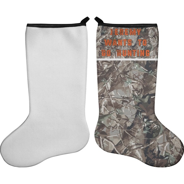 Hunting Camo Stocking - Single-Sided - Approval