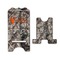 Hunting Camo Stylized Phone Stand - Front & Back - Large