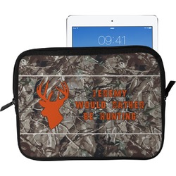 Hunting Camo Tablet Case / Sleeve - Large (Personalized)