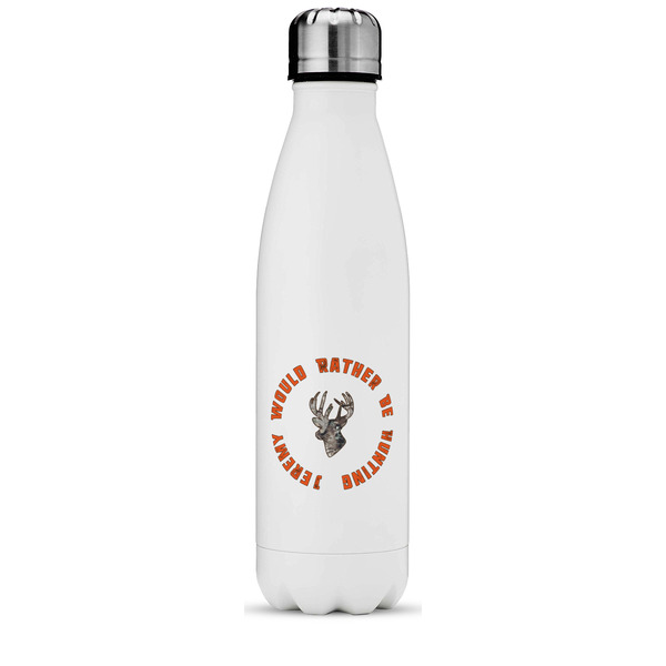 Custom Hunting Camo Water Bottle - 17 oz. - Stainless Steel - Full Color Printing (Personalized)