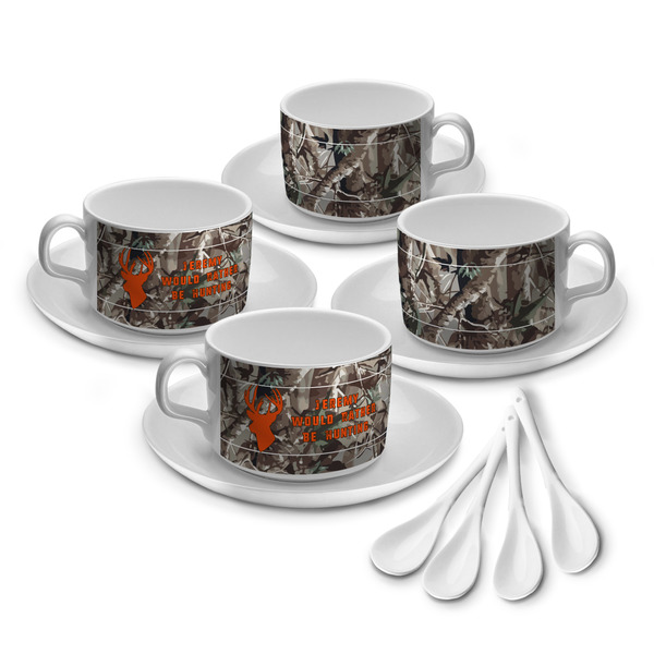 Hunting Camo Tea Cup - Set of 4