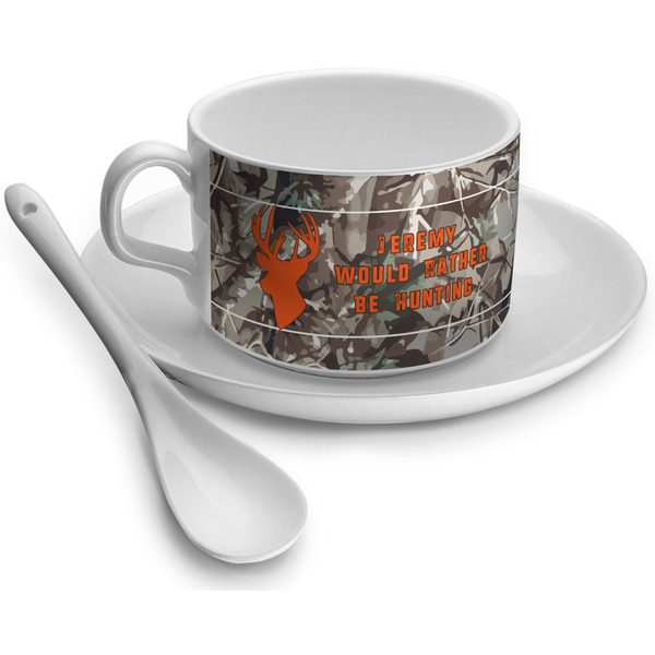 Custom Hunting Camo Tea Cup - Single (Personalized)