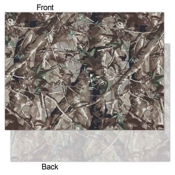 Hunting Camo Tissue Paper - Heavyweight - Large - Front & Back