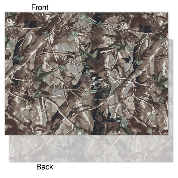 Hunting Camo Tissue Paper - Heavyweight - Medium - Front & Back