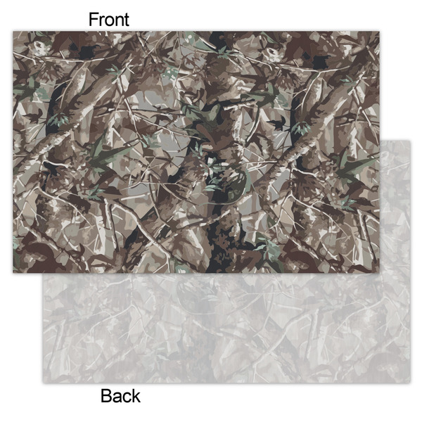Hunting Camo Tissue Paper - Lightweight - Small - Front & Back