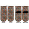 Hunting Camo Toddler Ankle Socks - Double Pair - Front and Back - Apvl