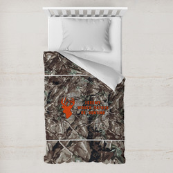Hunting Camo Toddler Duvet Cover w/ Name or Text