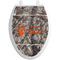 Hunting Camo Toilet Seat Decal Elongated