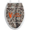 Hunting Camo Toilet Seat Decal - Elongated (Personalized)