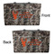 Hunting Camo Tote w/Black Handles - Front & Back Views