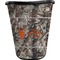 Hunting Camo Waste Basket - Single Sided (Black) (Personalized)