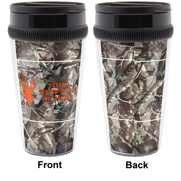 Hunting Camo Travel Mug Approval (Personalized)