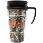 Hunting Camo Acrylic Travel Mug with Handle (Personalized)