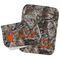 Hunting Camo Two Rectangle Burp Cloths - Open & Folded