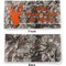 Hunting Camo Vinyl Check Book Cover - Front and Back