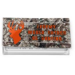 Hunting Camo Vinyl Checkbook Cover (Personalized)