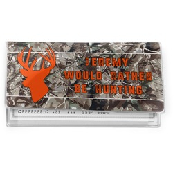 Hunting Camo Vinyl Checkbook Cover (Personalized)